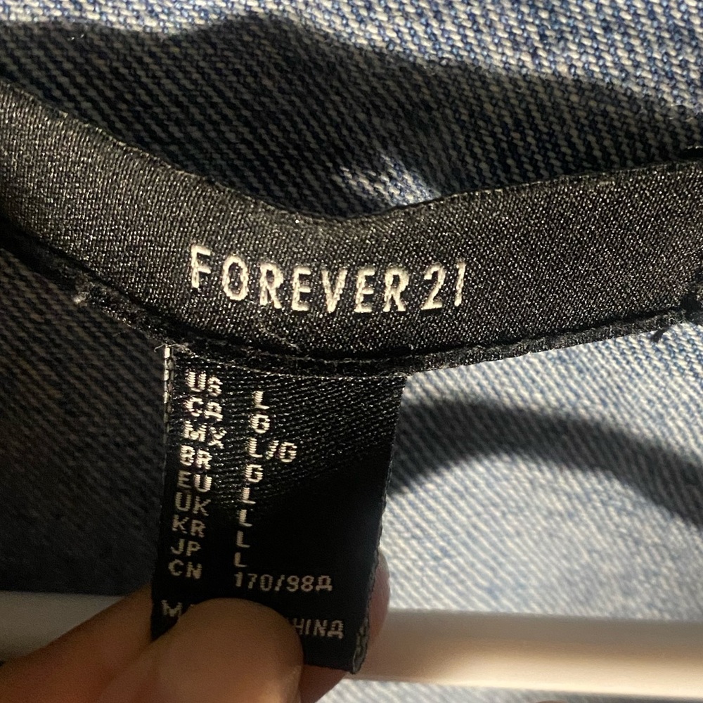 Over size Jean jacket - Picture 3 of 4